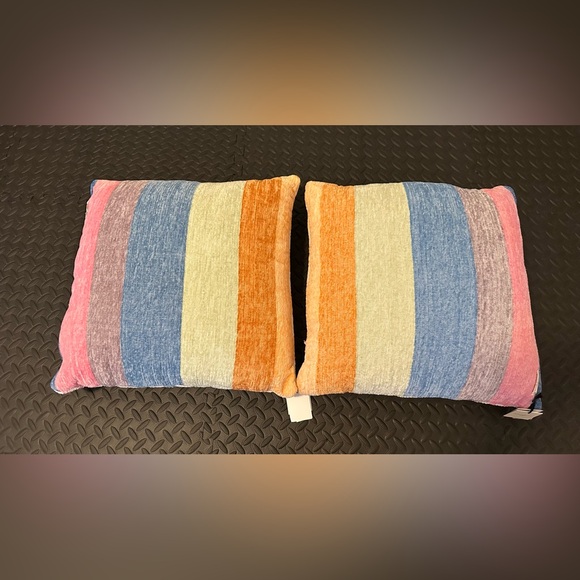 Two Sided Checkered Decor Pillows - Picture 2 of 6